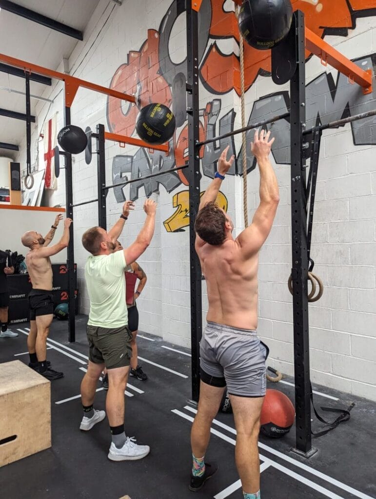The 2025 CrossFit Open - (Why you should do it, and why you should sign up too). 1 3 men wallballs